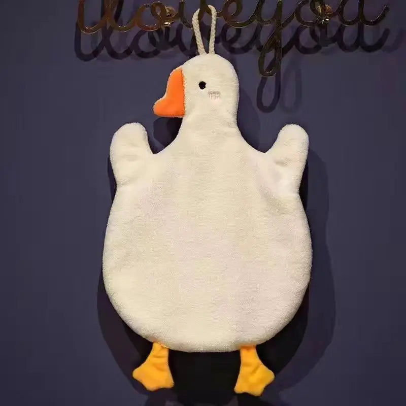 Cartoon Goose Hanging Hand Towel