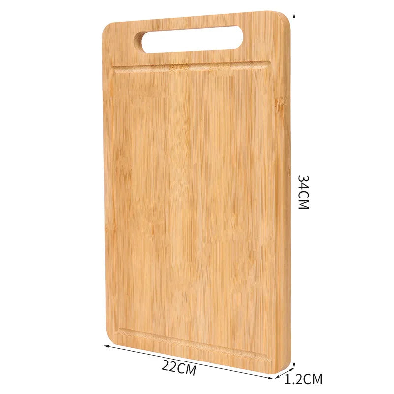 Natural Bamboo Cutting Board – Double-Sided Chopping Board