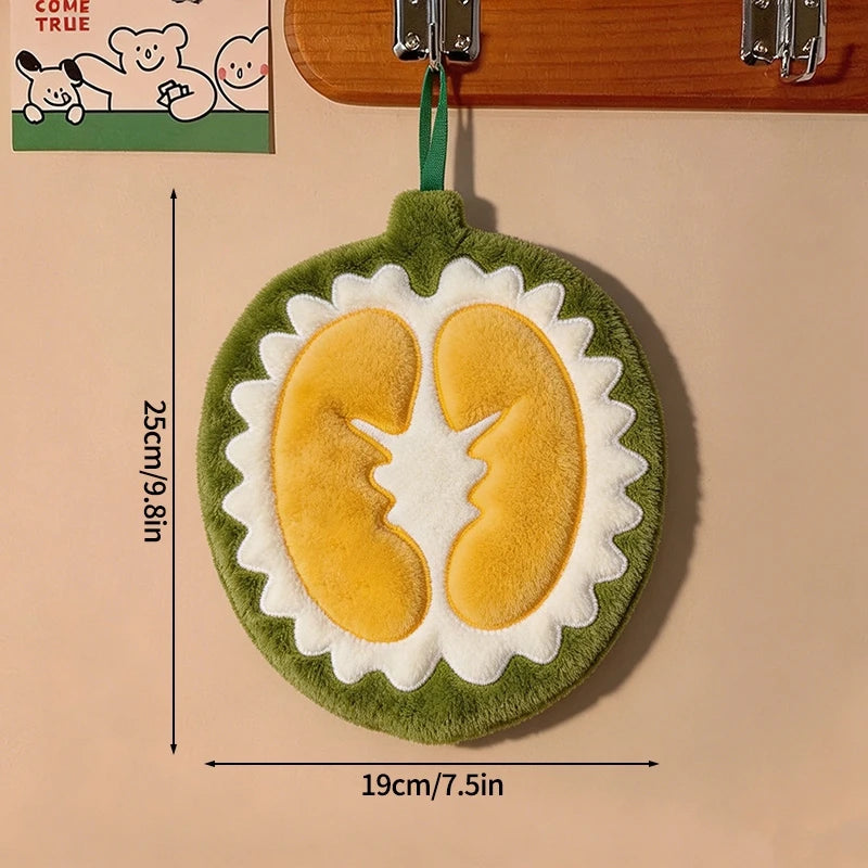 Embroidered Leaf Hand Towel
