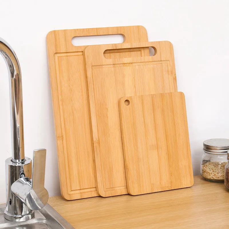 Natural Bamboo Cutting Board – Double-Sided Chopping Board