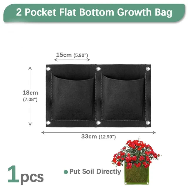 Vertical Wall Planter Grow Bag