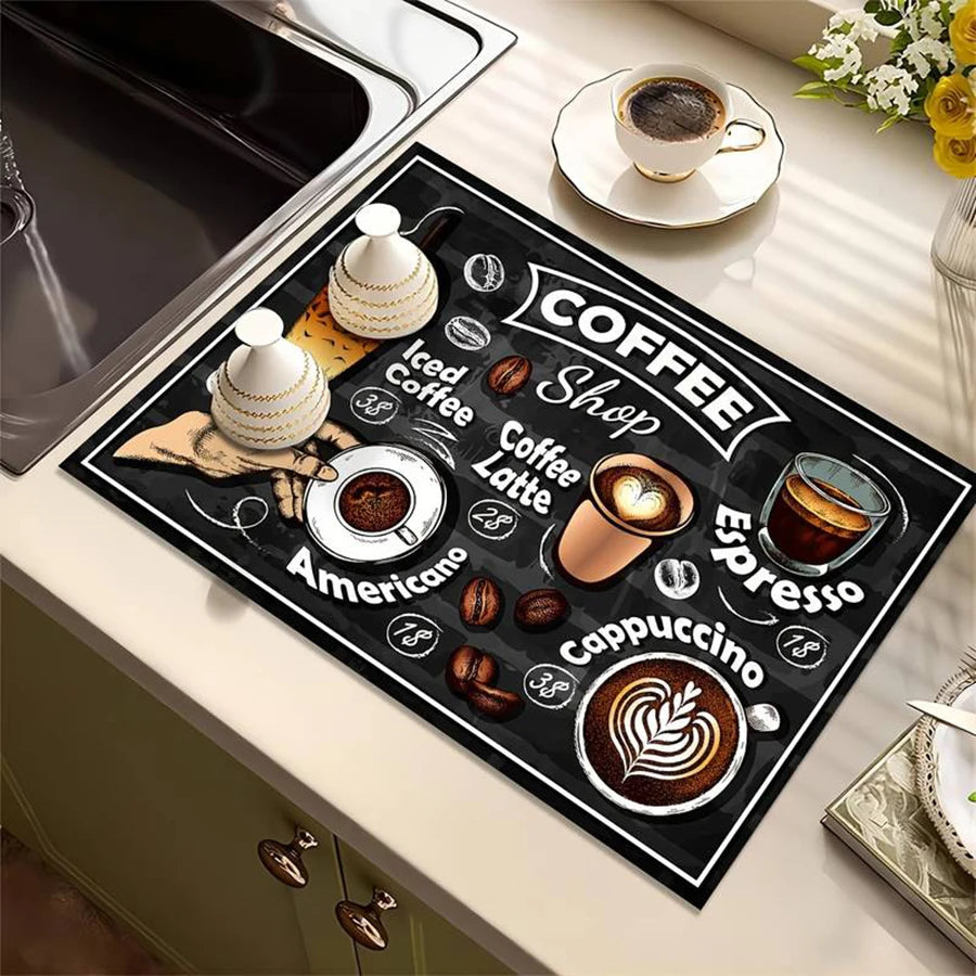 Coffee Machine Absorbent Drying Mat