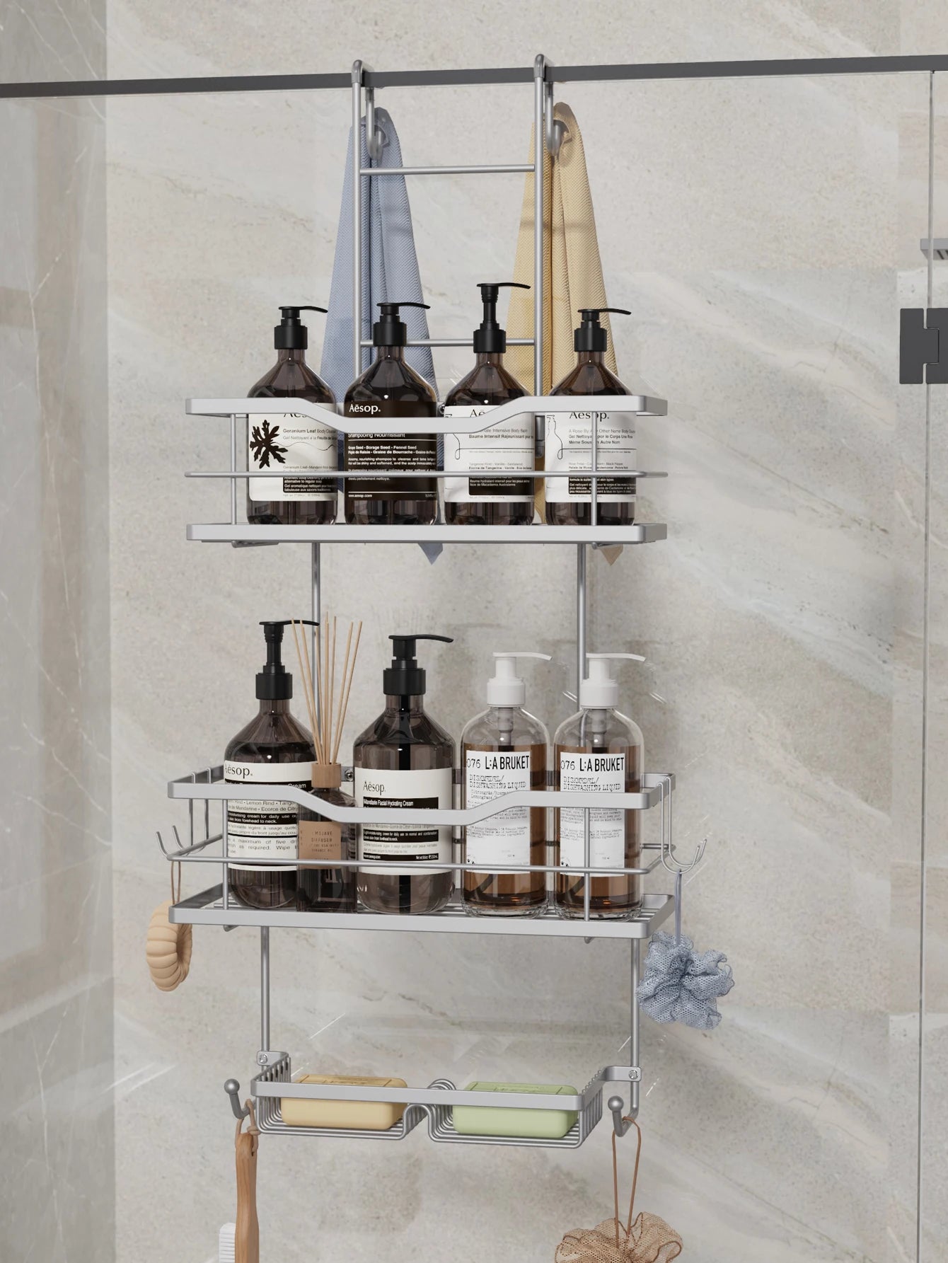 3-Tier Hanging Shower Caddy